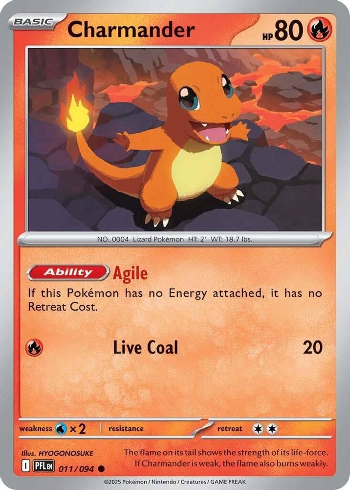 ME02: Phantasmal Flames (PFL) - Charmander (#011/094, Common) ()