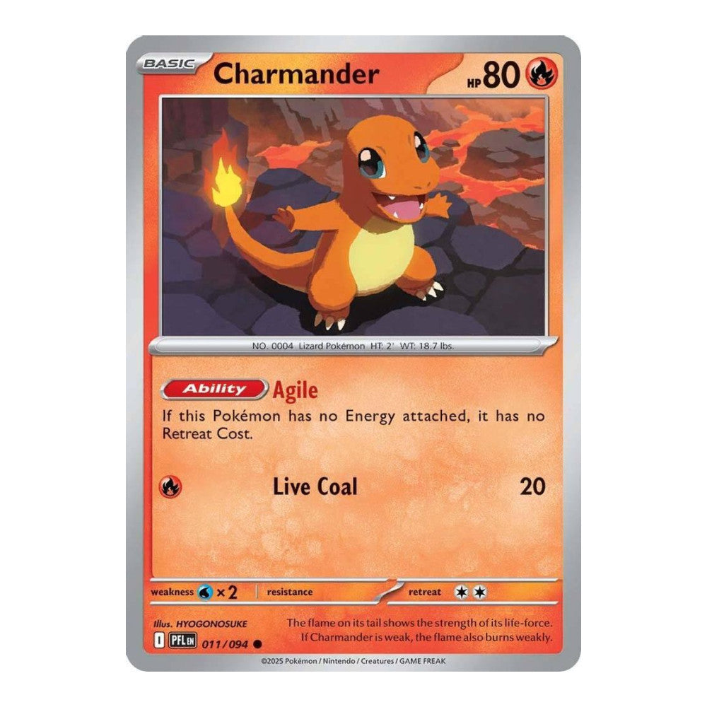ME02: Phantasmal Flames (PFL) - Charmander (#011/094) (Near Mint)