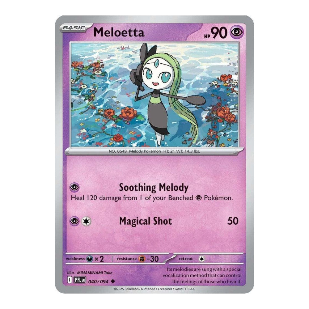 ME02: Phantasmal Flames (PFL) - Meloetta (#040/094) (Near Mint)