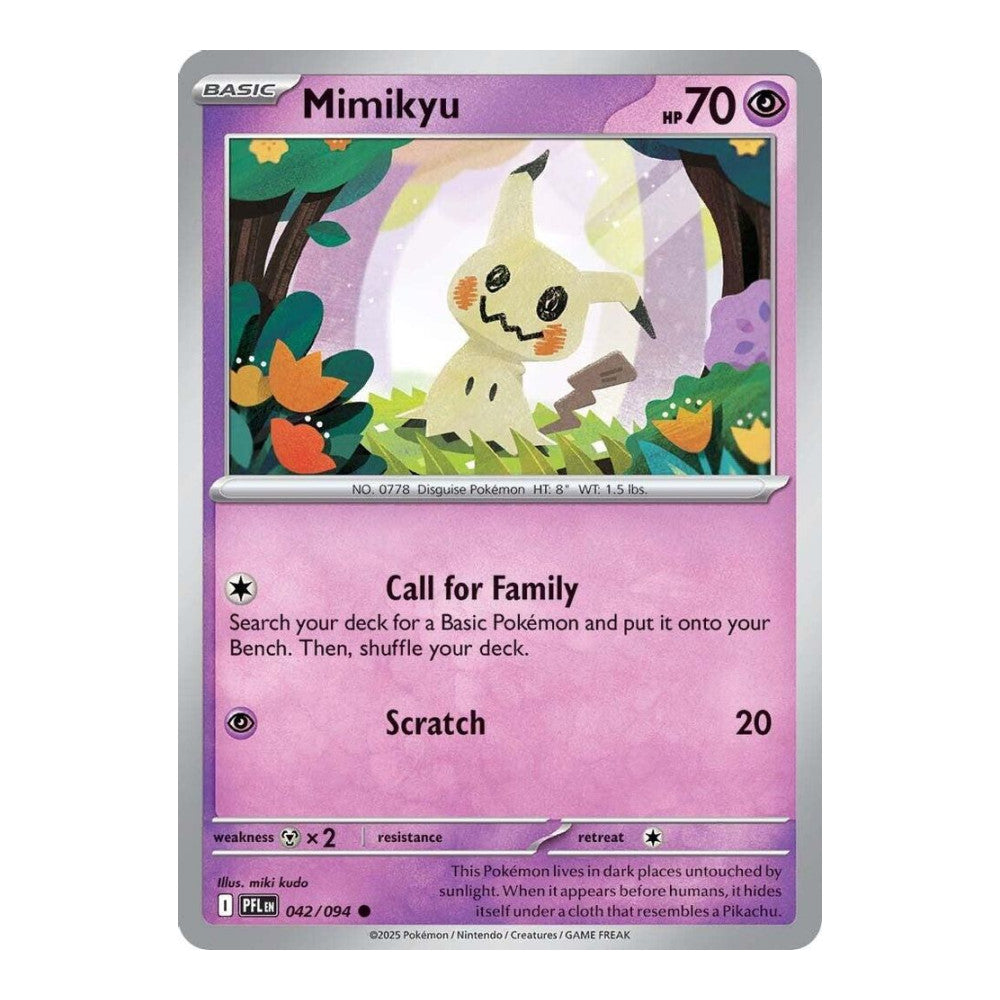 ME02: Phantasmal Flames (PFL) - Mimikyu (#042/094) (Near Mint)
