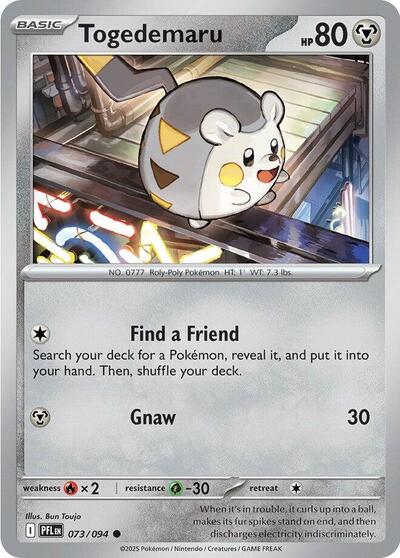 ME02: Phantasmal Flames (PFL) - Togedemaru - 073/094 (#073/094, Common) ()