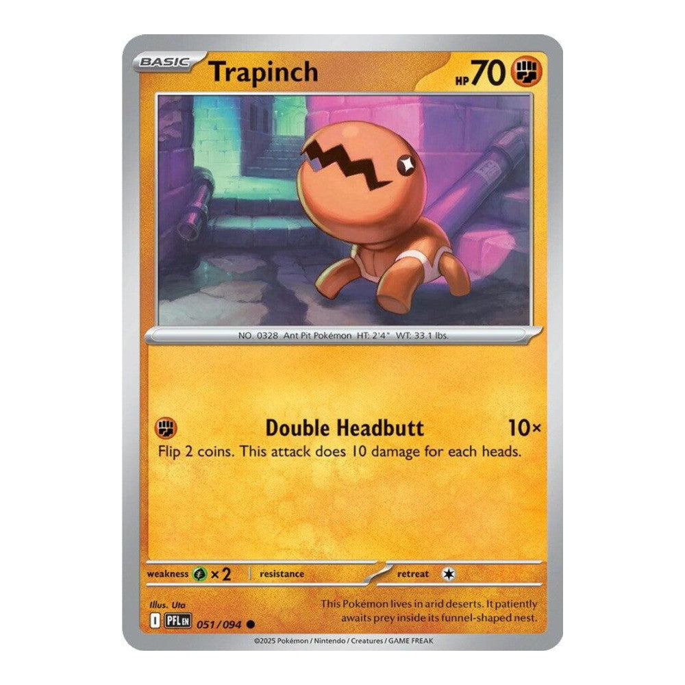 ME02: Phantasmal Flames (PFL) - Trapinch (#051/094) (Near Mint)