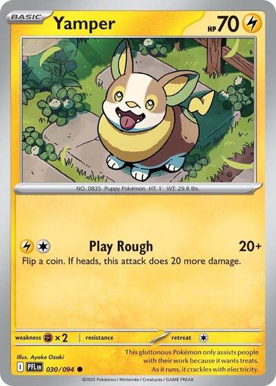 ME02: Phantasmal Flames (PFL) - Yamper - 030/094 (#030/094, Common) ()
