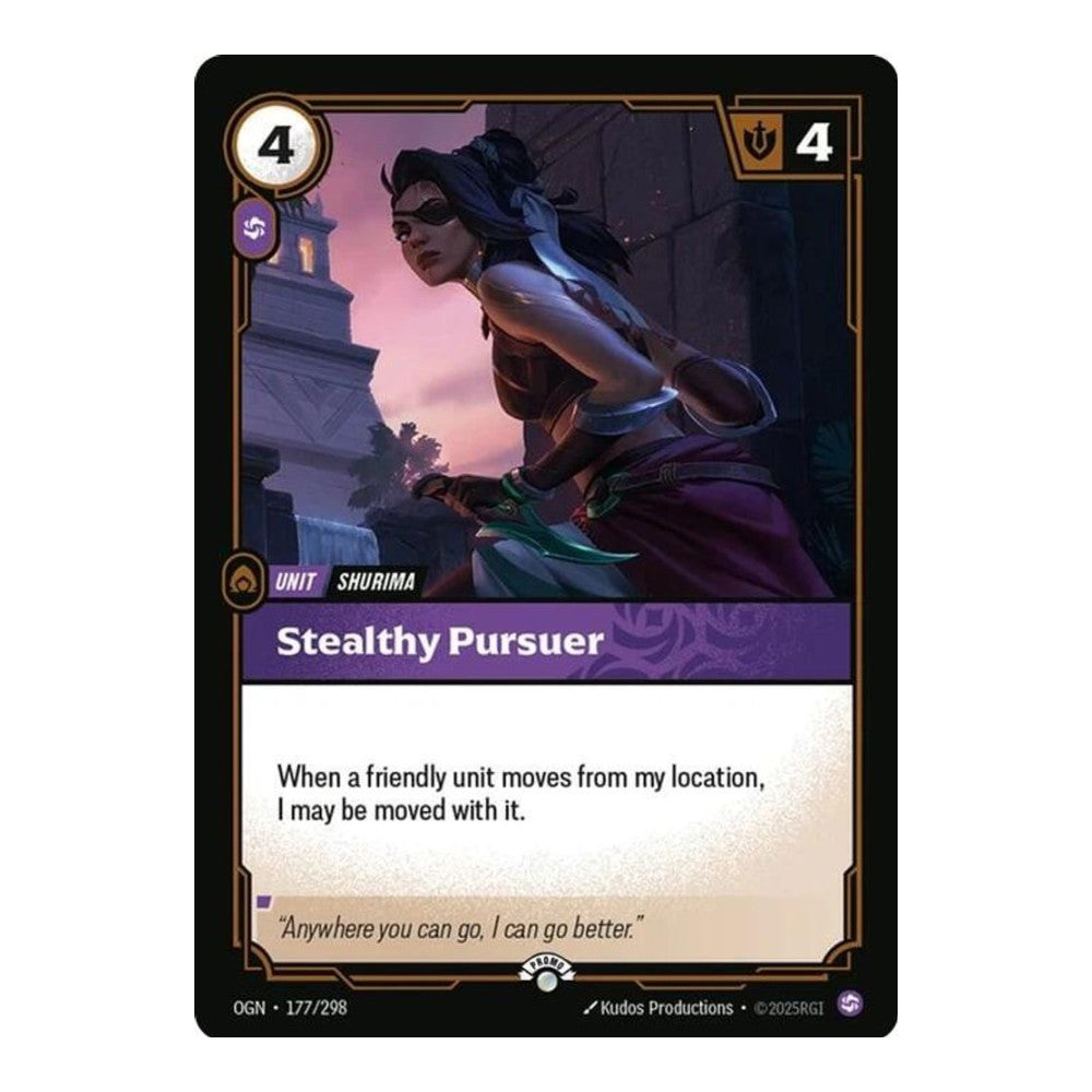 Riftbound Organized Play Promotional Cards (OPP) - Stealthy Pursuer (#177/298) (Near Mint)