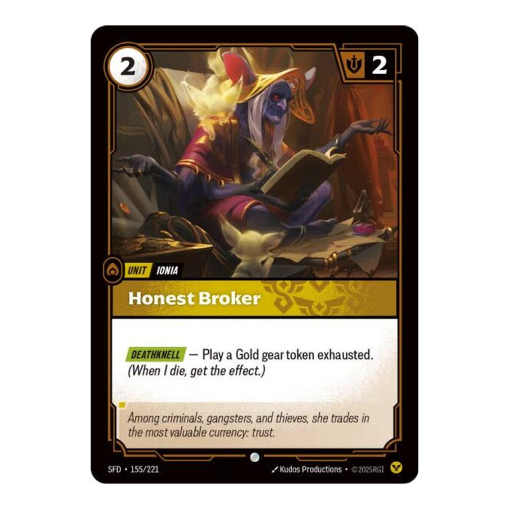 Spiritforged (SFD) - Honest Broker (#155/221) (Near Mint)