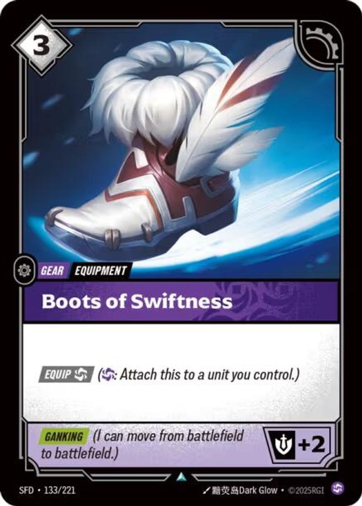Spiritforged (SFD) - Boots of Swiftness (#133/221, Uncommon) ()