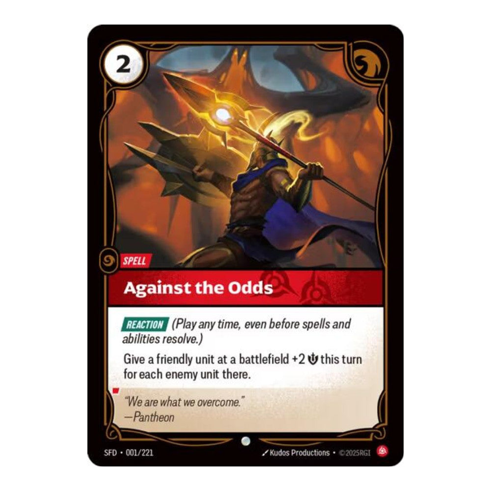 Spiritforged (SFD) - Against the Odds (#001/221) (Near Mint)