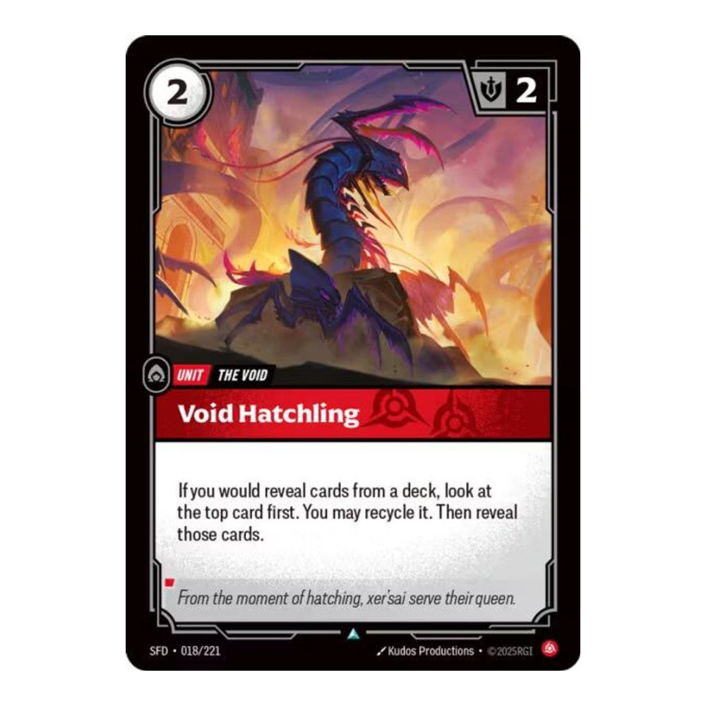 Spiritforged (SFD) - Void Hatchling (#018/221) (Near Mint)