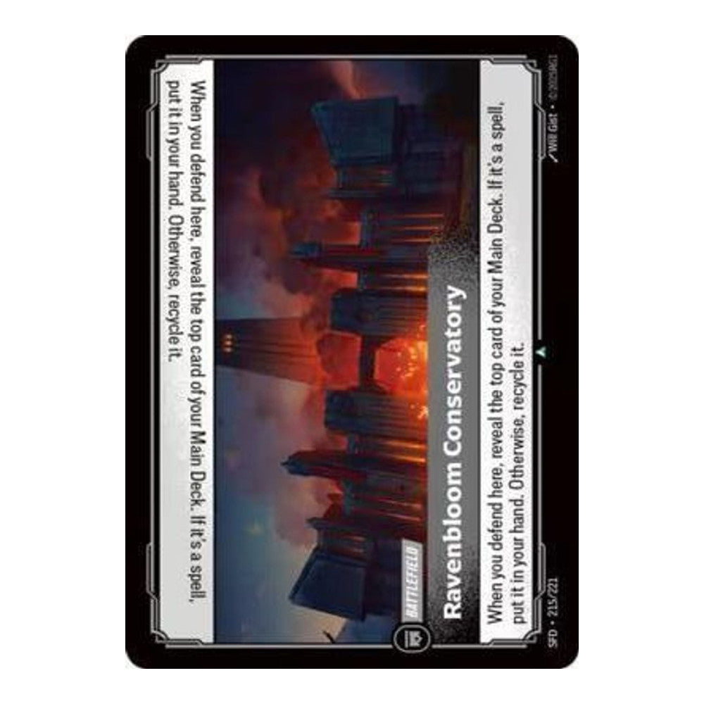 Spiritforged (SFD) - Ravenbloom Conservatory (#215/221) (Near Mint)