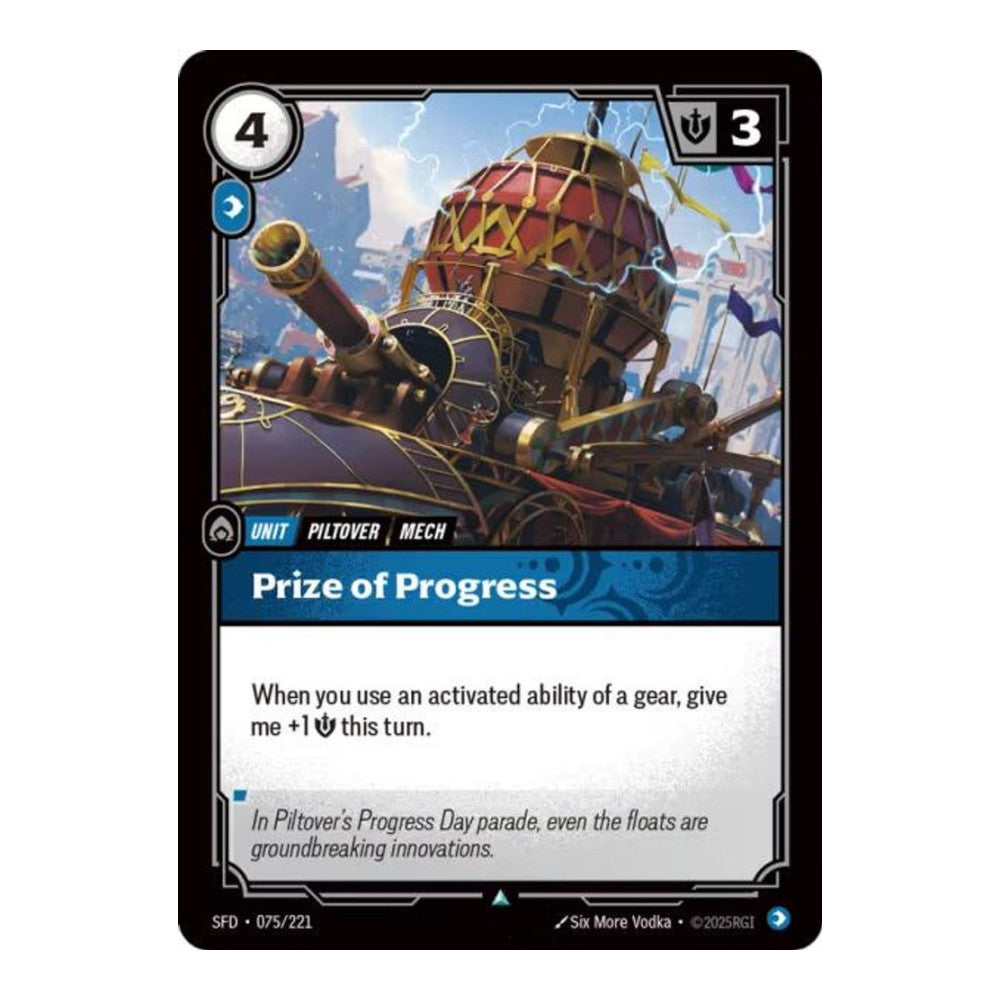 Spiritforged (SFD) - Prize of Progress (#075/221) (Near Mint)