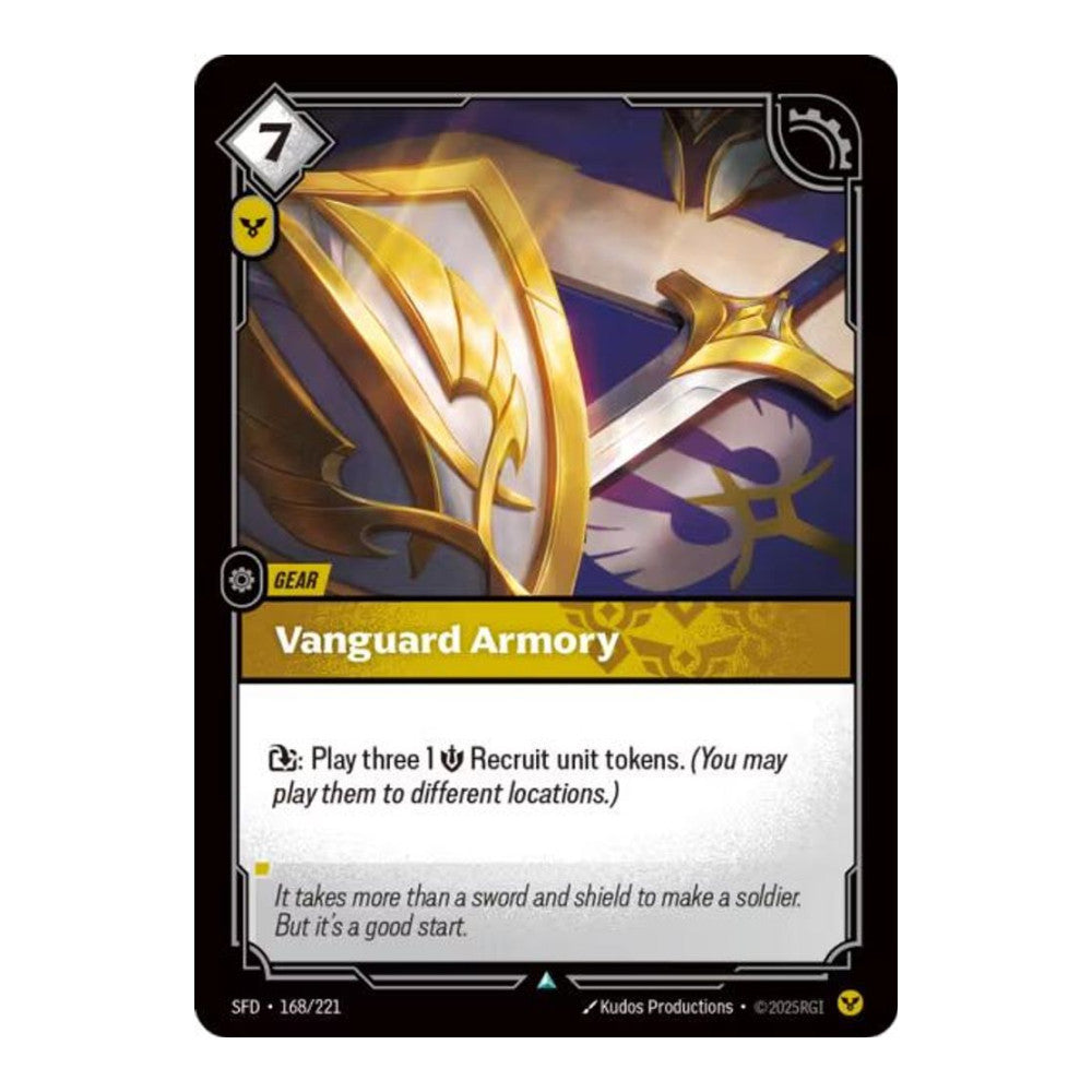Spiritforged (SFD) - Vanguard Armory (#168/221) (Near Mint)