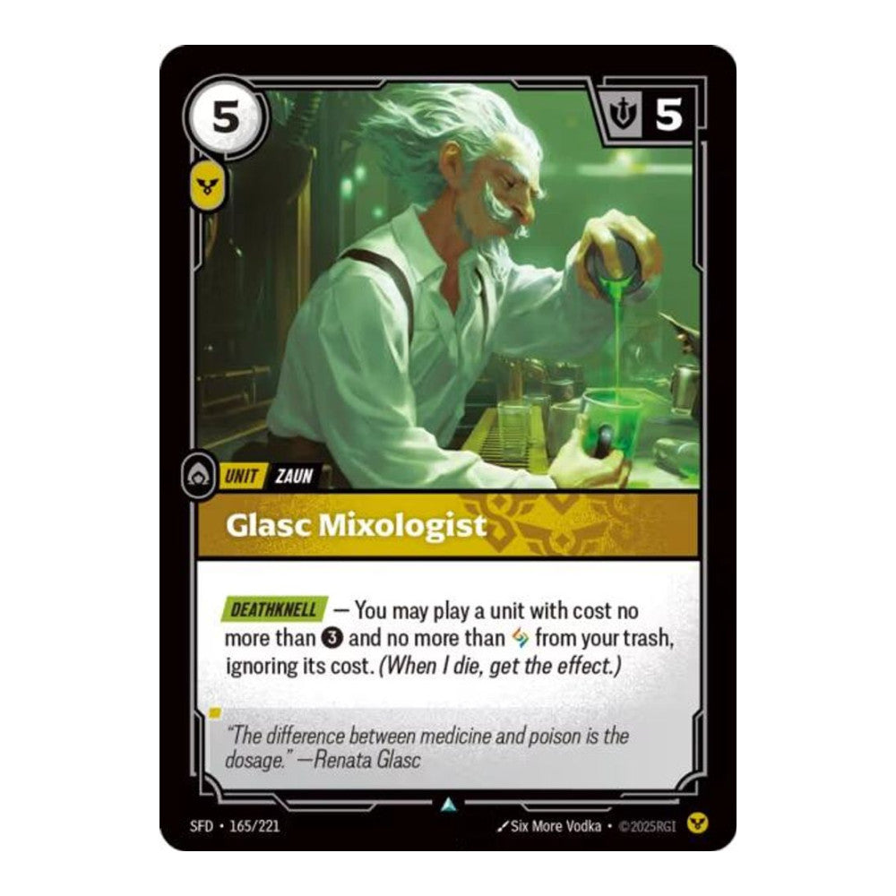 Spiritforged (SFD) - Glasc Mixologist (#165/221) (Near Mint)