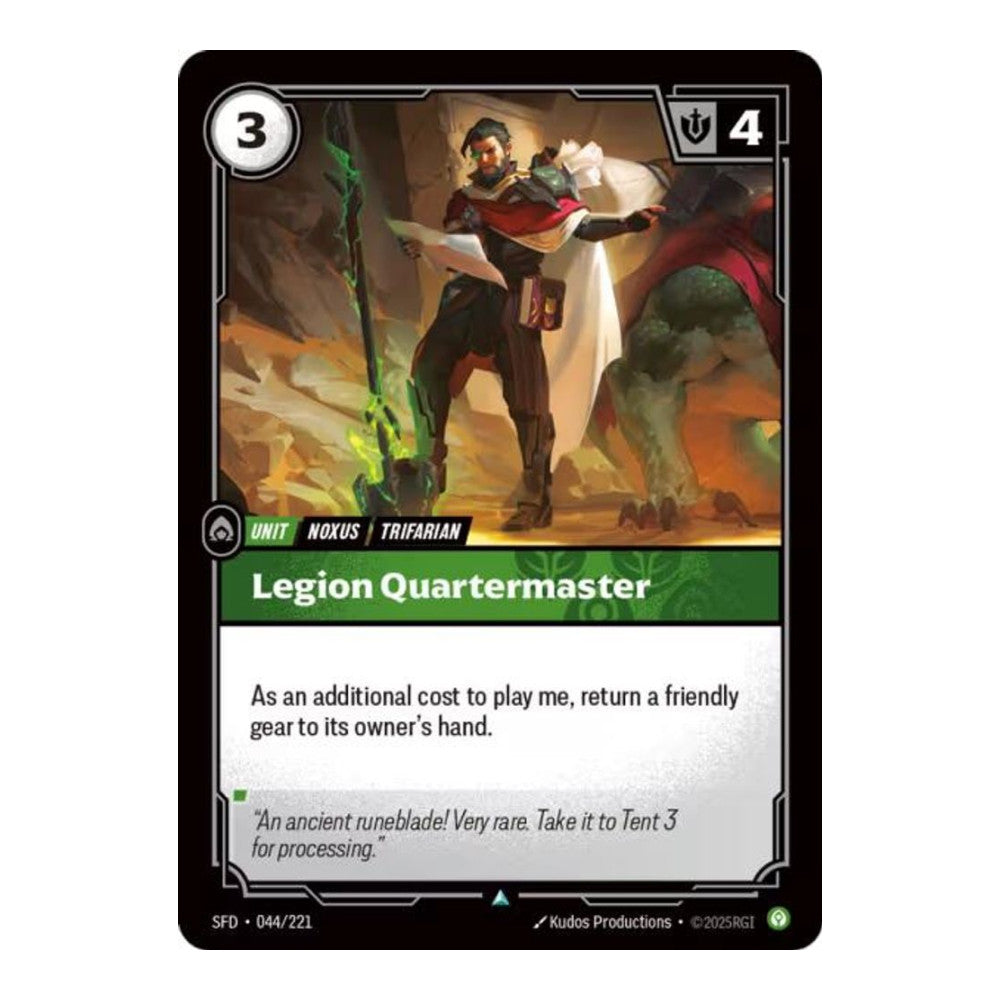 Spiritforged (SFD) - Legion Quartermaster (#044/221) (Near Mint)
