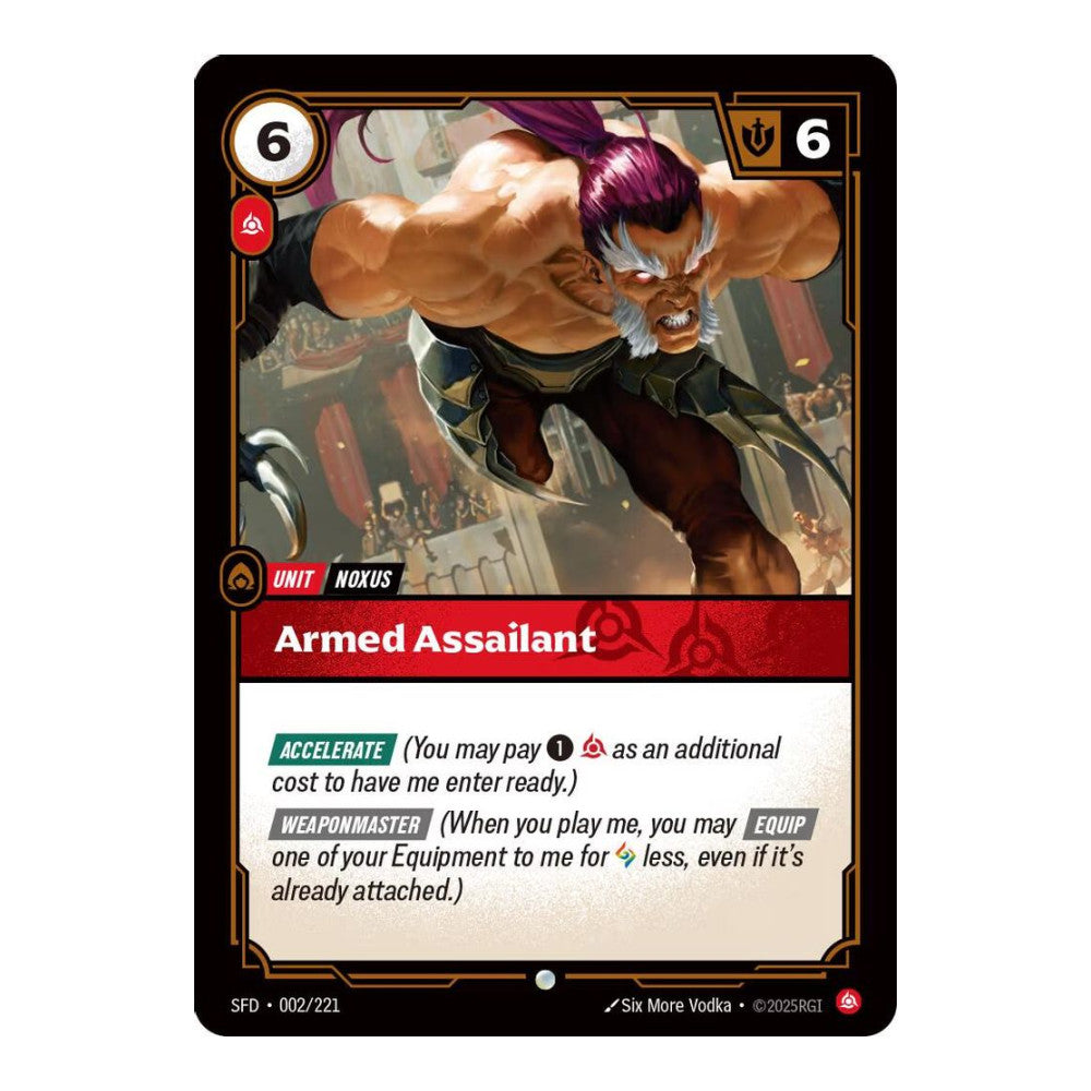 Spiritforged (SFD) - Armed Assailant (#002/221) (Near Mint)