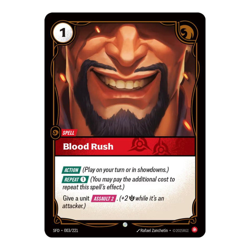 Spiritforged (SFD) - Blood Rush (#003/221) (Near Mint)
