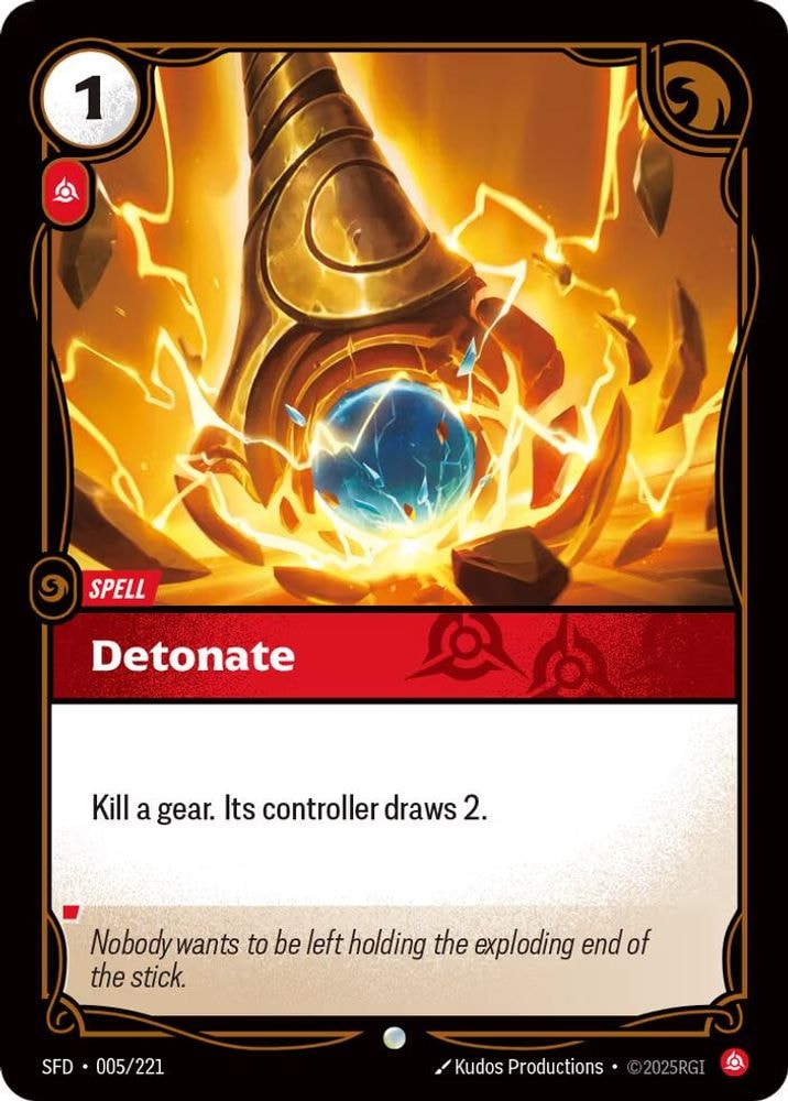 Spiritforged (SFD) - Detonate (#005/221, Common) ()
