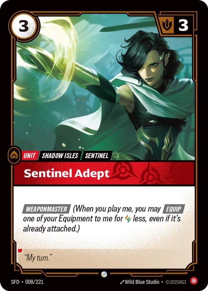 Spiritforged (SFD) - Sentinel Adept (#008/221, Common) ()