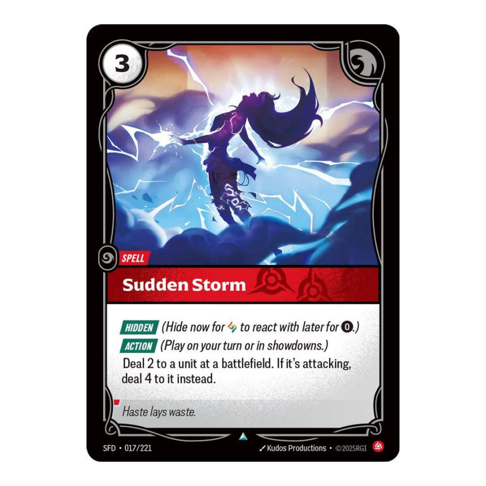 Spiritforged (SFD) - Sudden Storm (#017/221) (Near Mint)