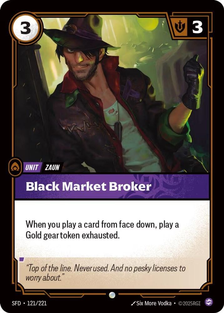Spiritforged (SFD) - Black Market Broker (#121/221, Common) ()