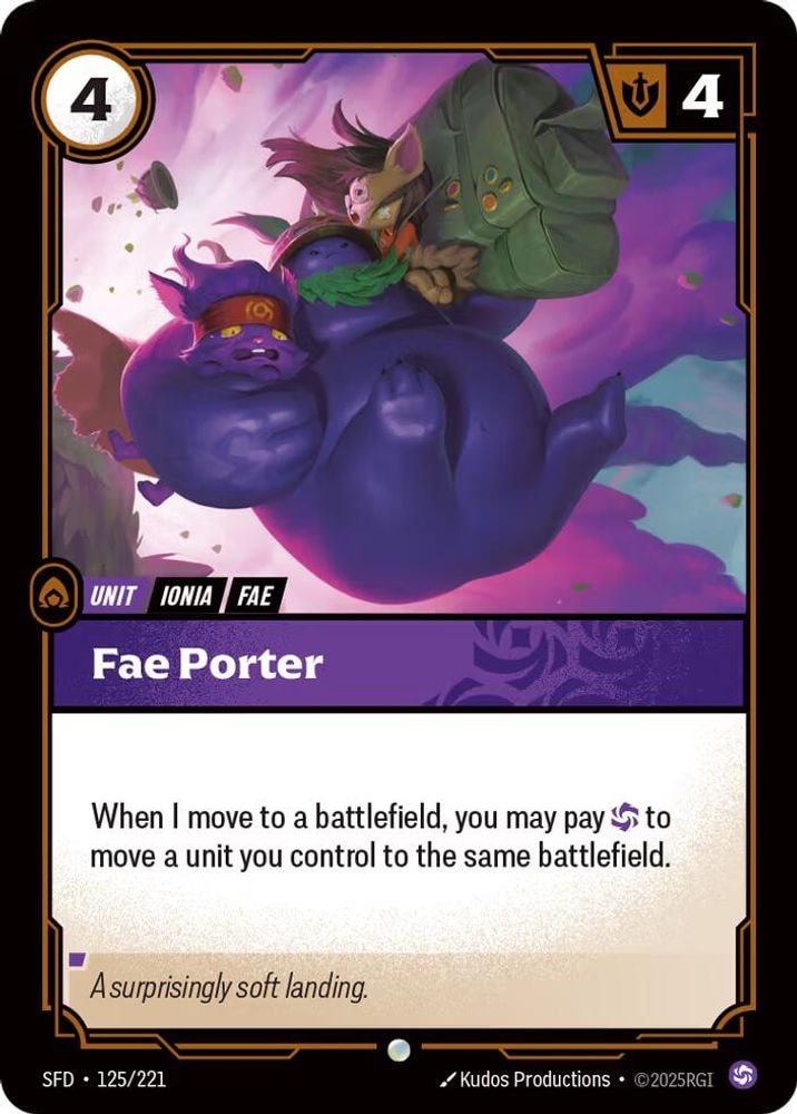 Spiritforged (SFD) - Fae Porter (#125/221, Common) ()