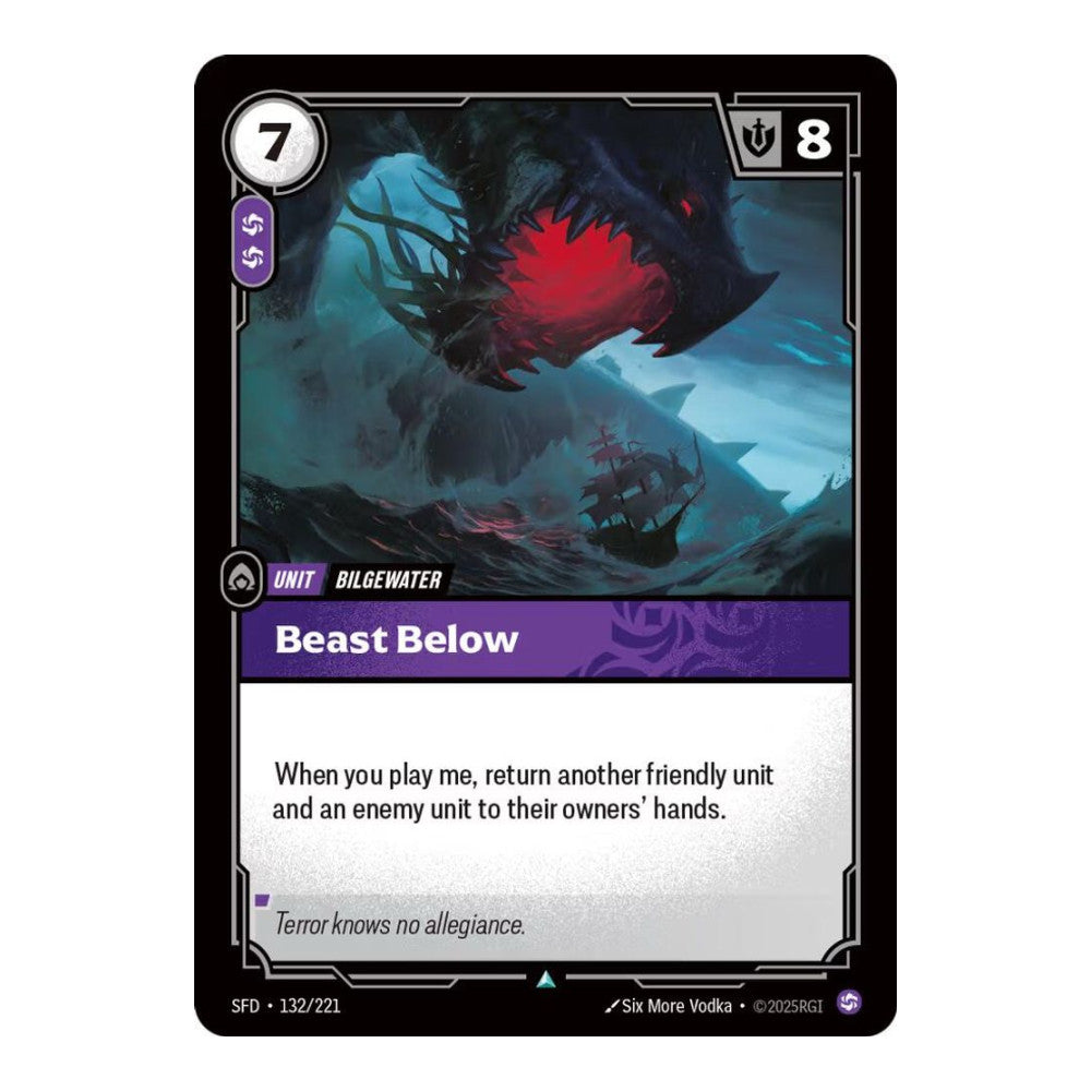 Spiritforged (SFD) - Beast Below (#132/221) (Near Mint)