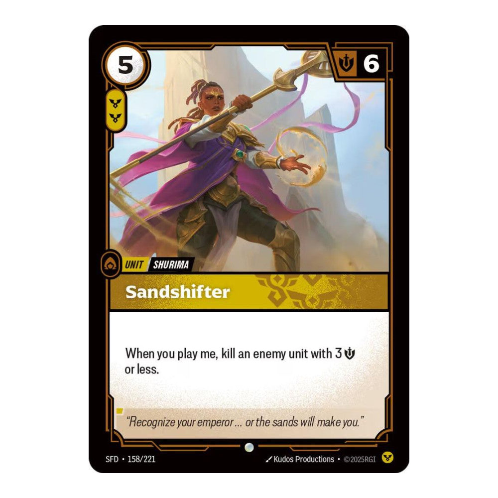 Spiritforged (SFD) - Sandshifter (#158/221) (Near Mint)