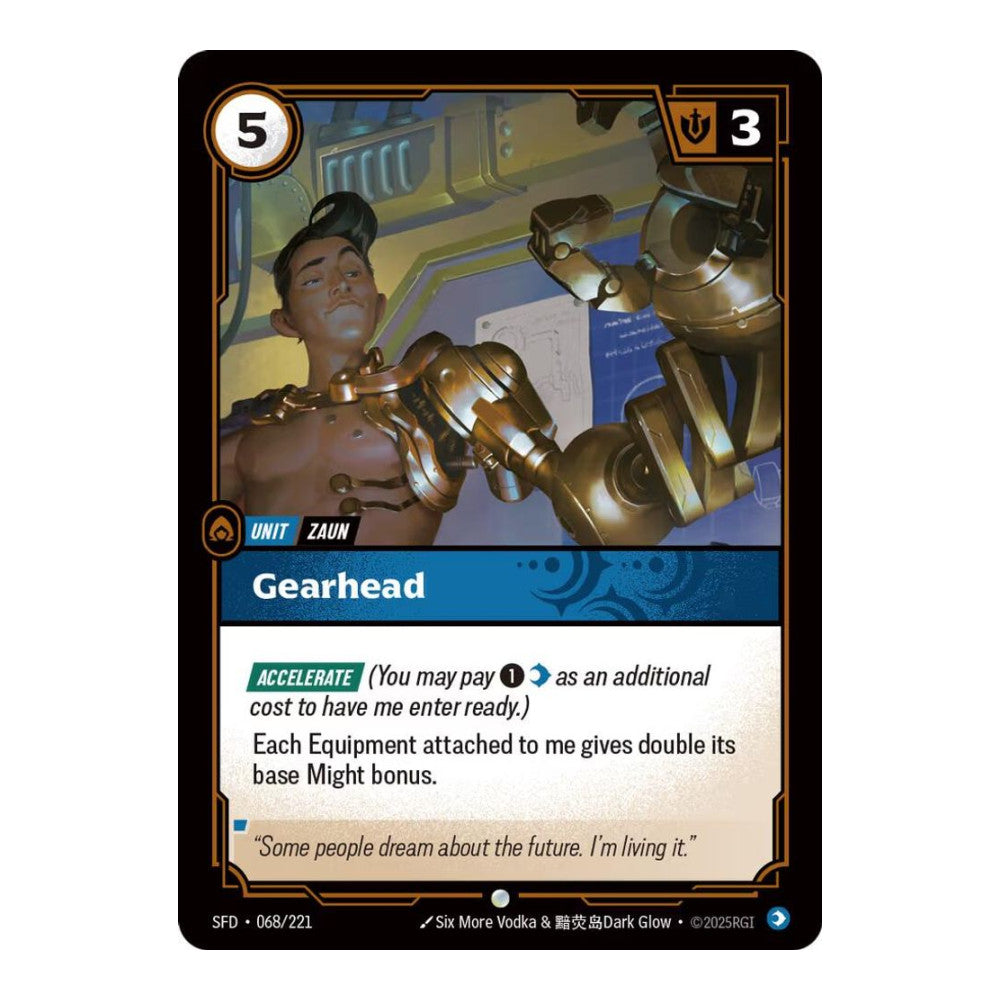 Spiritforged (SFD) - Gearhead (#068/221) (Near Mint)