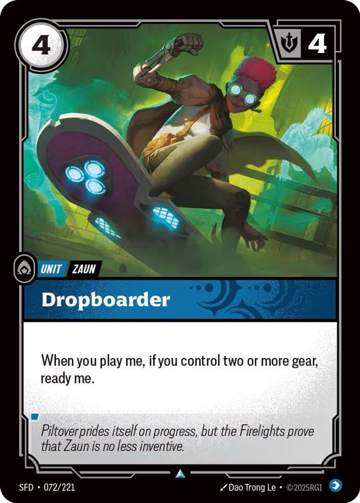 Spiritforged (SFD) - Dropboarder (#072/221, Uncommon) ()