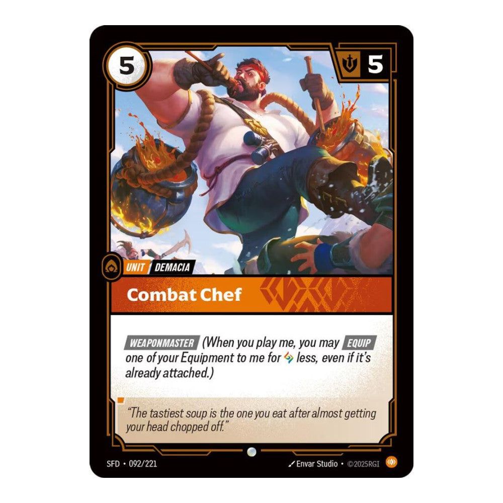 Spiritforged (SFD) - Combat Chef (#092/221) (Near Mint)