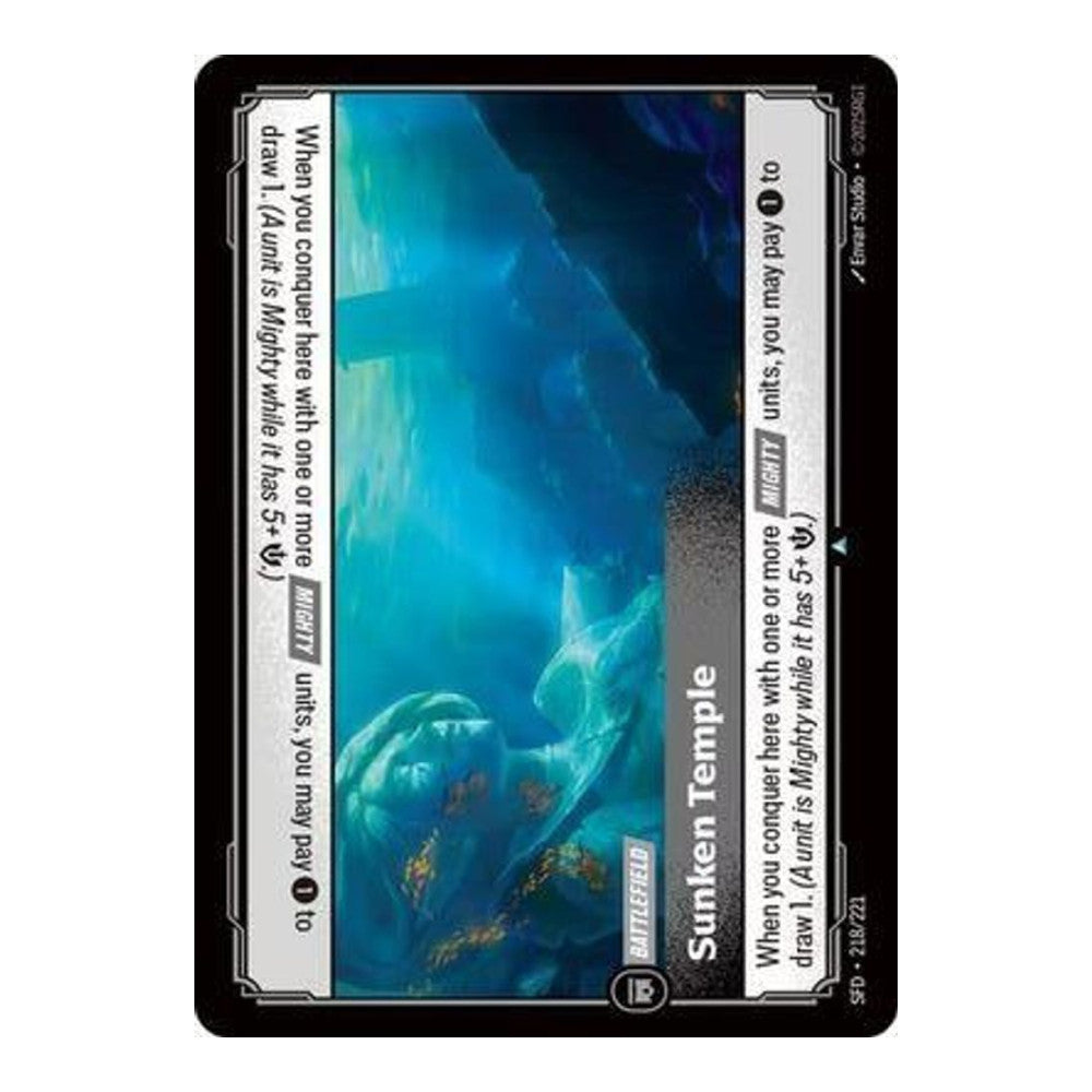 Spiritforged (SFD) - Sunken Temple (#218/221) (Near Mint)