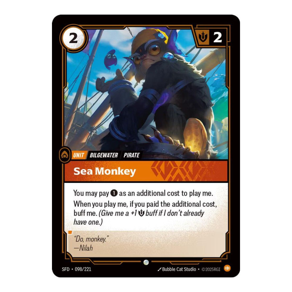 Spiritforged (SFD) - Sea Monkey (#098/221) (Near Mint)