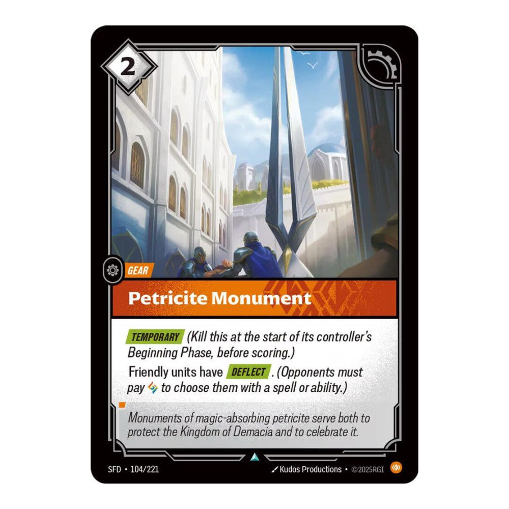 Spiritforged (SFD) - Petricite Monument (#104/221) (Near Mint)