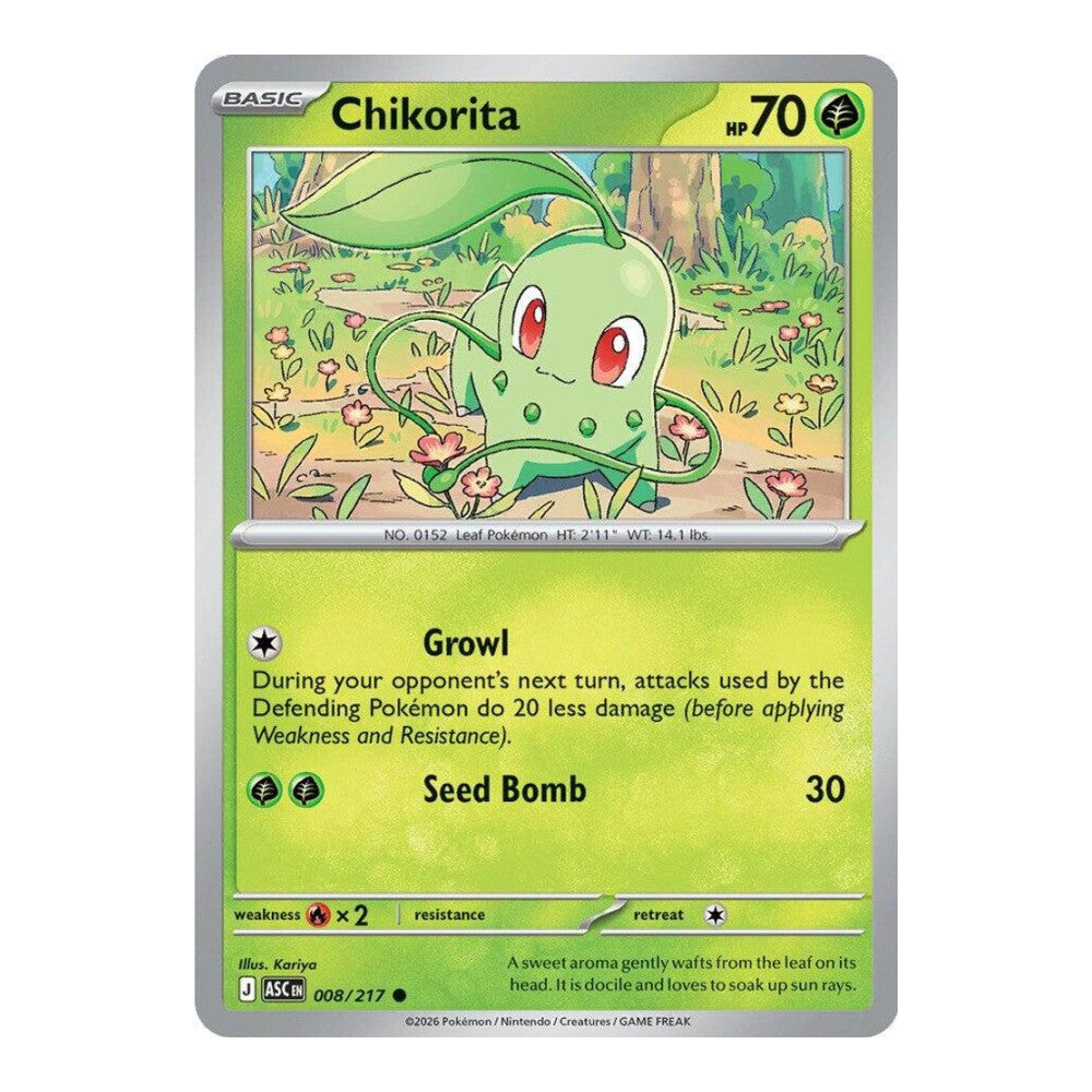 ME: Ascended Heroes (ASC) - Chikorita (#008/217) (Near Mint)