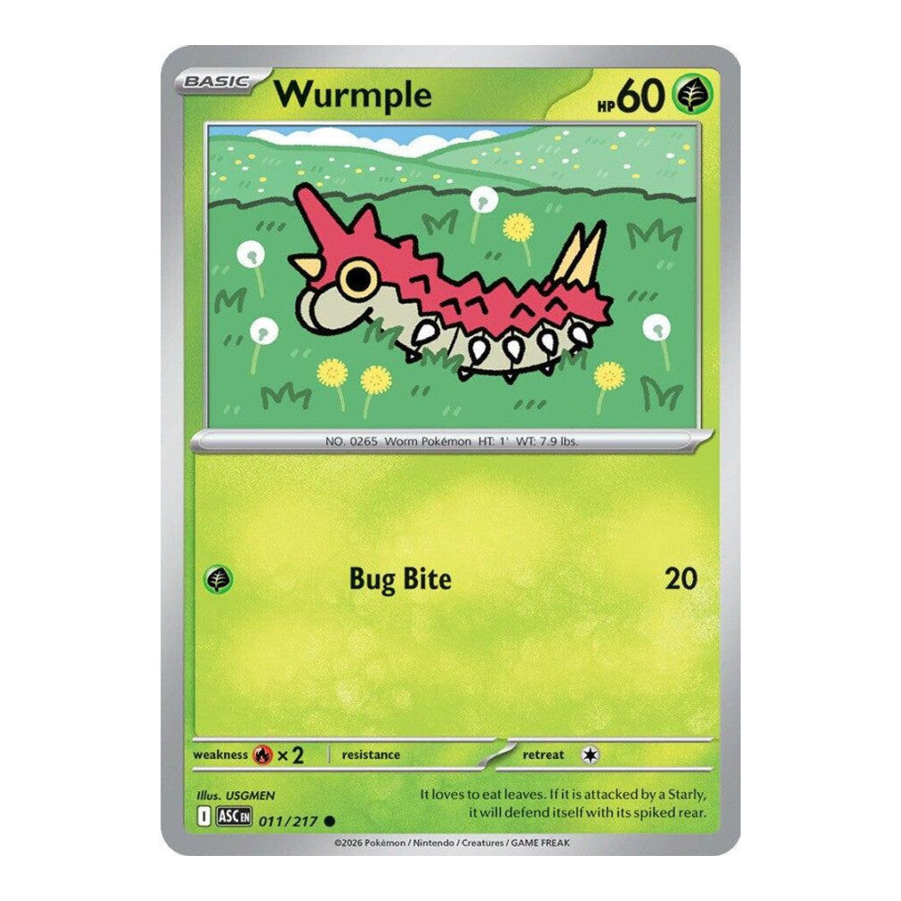 ME: Ascended Heroes (ASC) - Wurmple (#011/217) (Near Mint)
