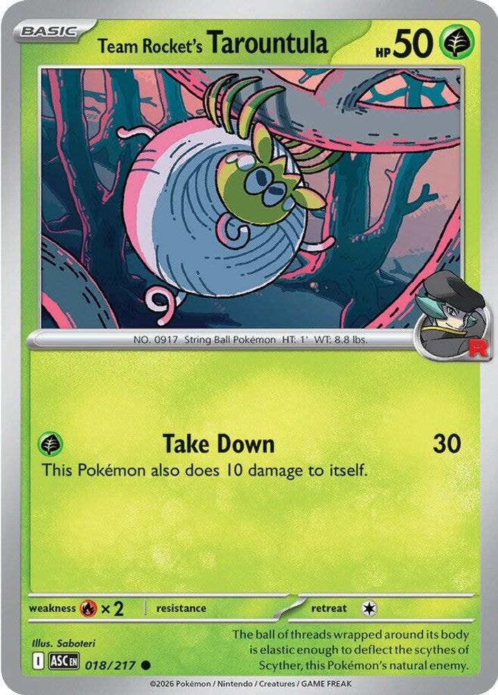ME: Ascended Heroes (ASC) - Team Rocket's Tarountula (#018/217, Common) ()