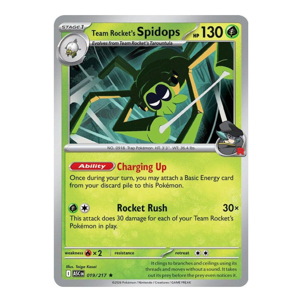 ME: Ascended Heroes (ASC) - Team Rocket's Spidops (#019/217) (Near Mint)