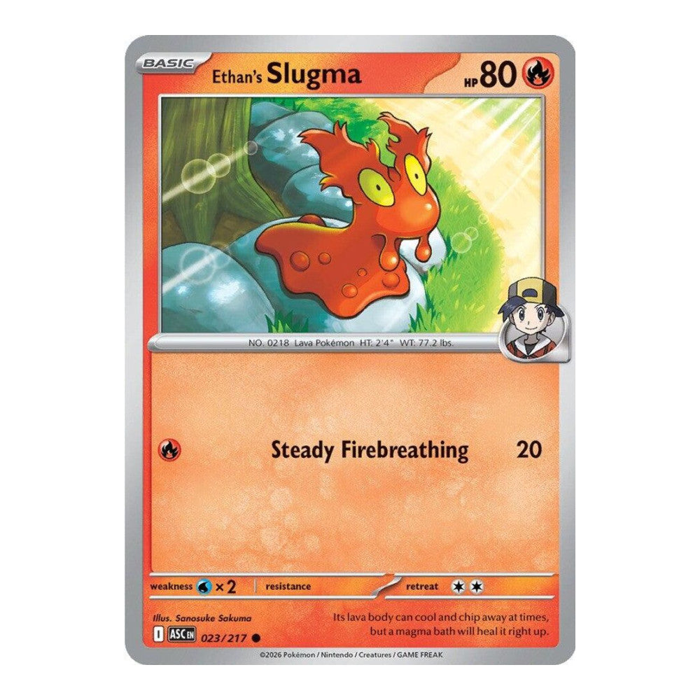 ME: Ascended Heroes (ASC) - Ethan's Slugma (#023/217) (Near Mint)