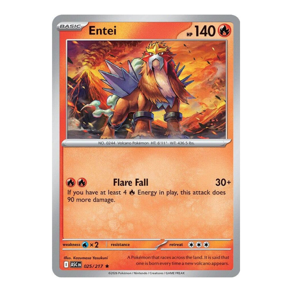 ME: Ascended Heroes (ASC) - Entei (#025/217) (Near Mint)