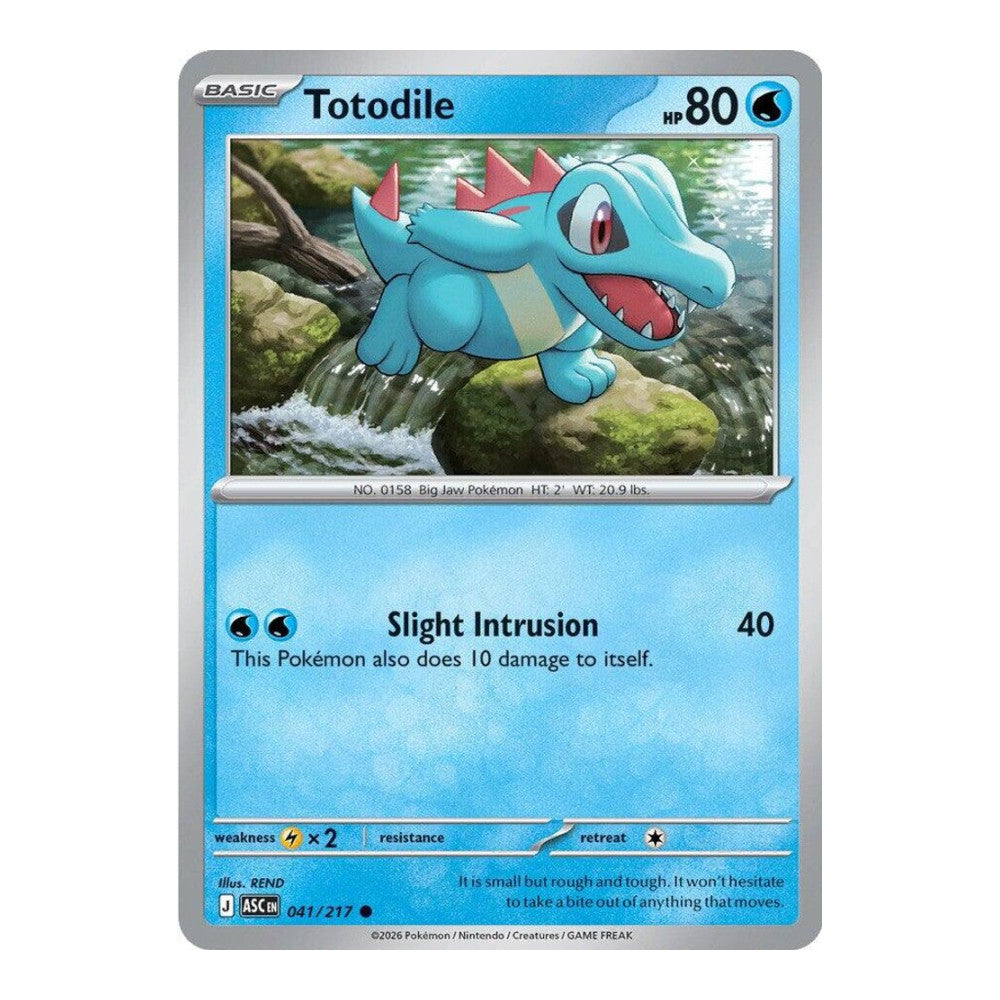 ME: Ascended Heroes (ASC) - Totodile (#041/217) (Near Mint)