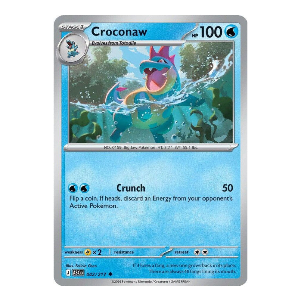 ME: Ascended Heroes (ASC) - Croconaw (#042/217) (Near Mint)