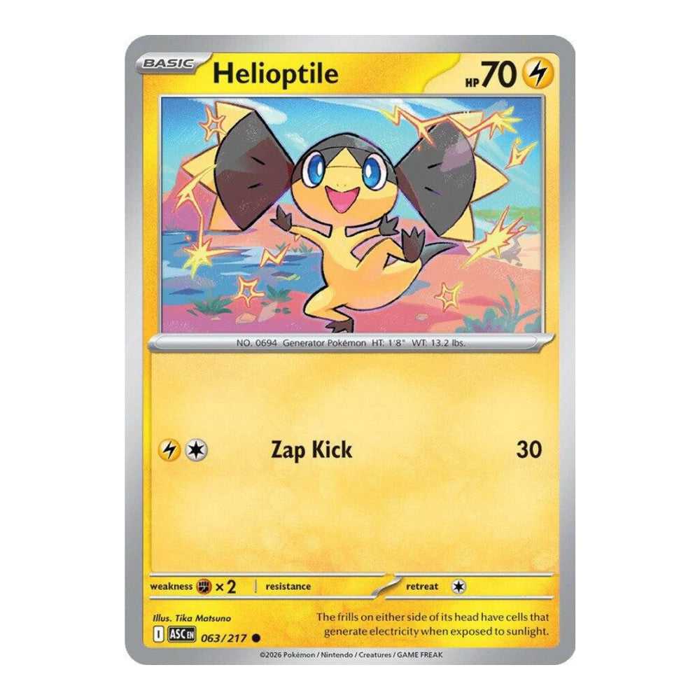 ME: Ascended Heroes (ASC) - Helioptile (#063/217) (Near Mint)