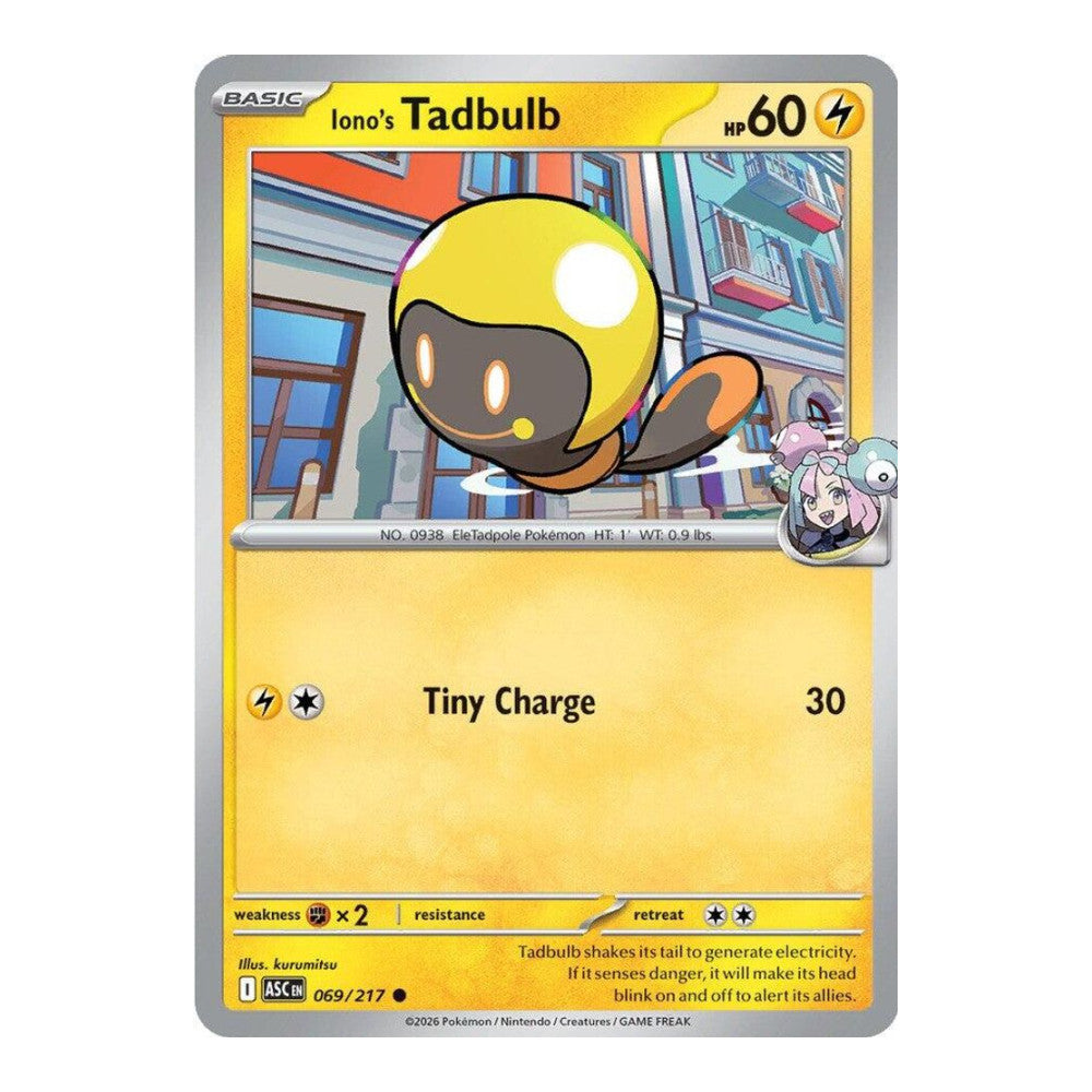 ME: Ascended Heroes (ASC) - Iono's Tadbulb (#069/217) (Near Mint)