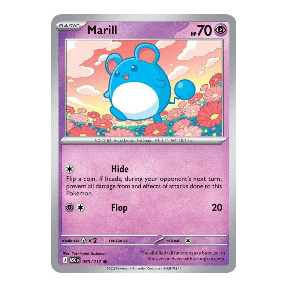 ME: Ascended Heroes (ASC) - Marill - 083/217 (#083/217) (Near Mint)