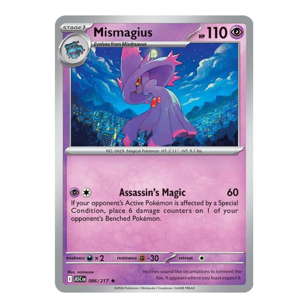 ME: Ascended Heroes (ASC) - Mismagius (#086/217) (Near Mint)
