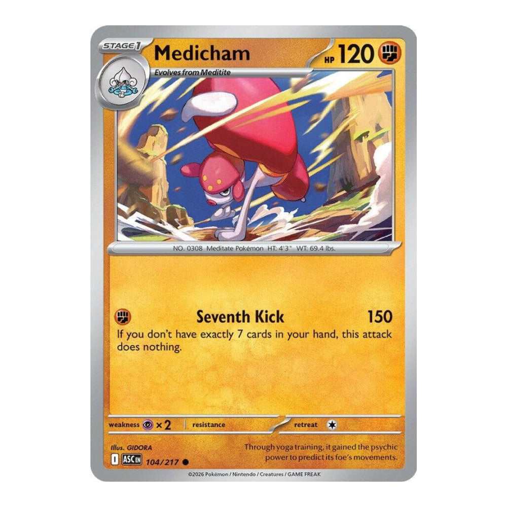 ME: Ascended Heroes (ASC) - Medicham - 104/217 (#104/217) (Near Mint)