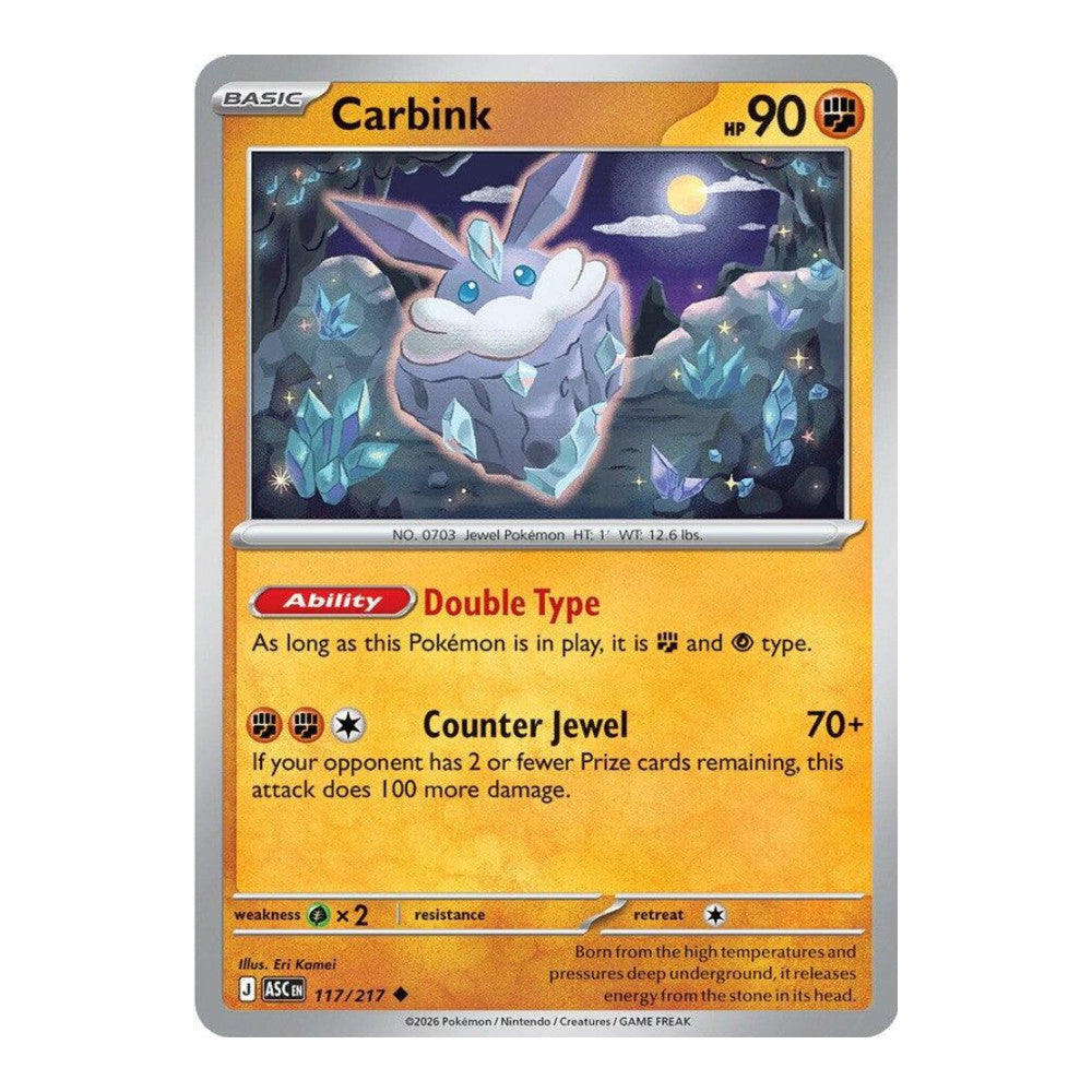 ME: Ascended Heroes (ASC) - Carbink - 117/217 (#117/217) (Near Mint)