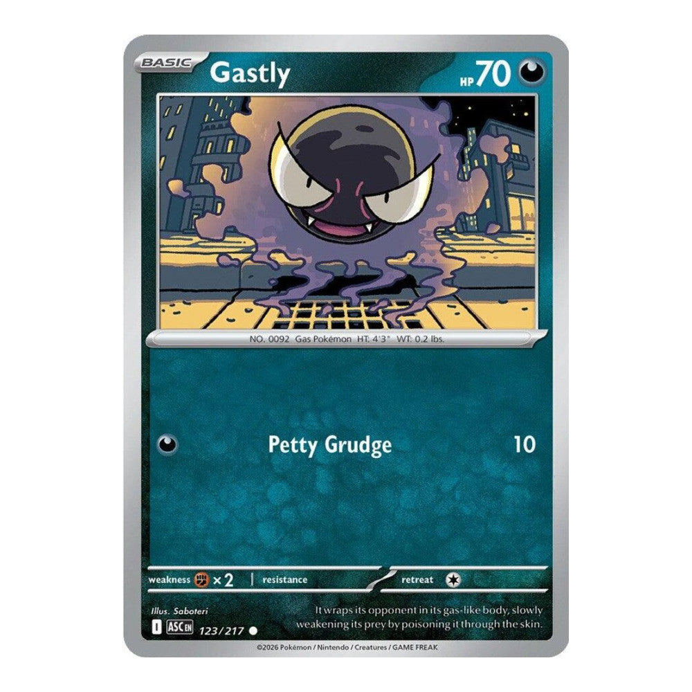 ME: Ascended Heroes (ASC) - Gastly (#123/217) (Near Mint)