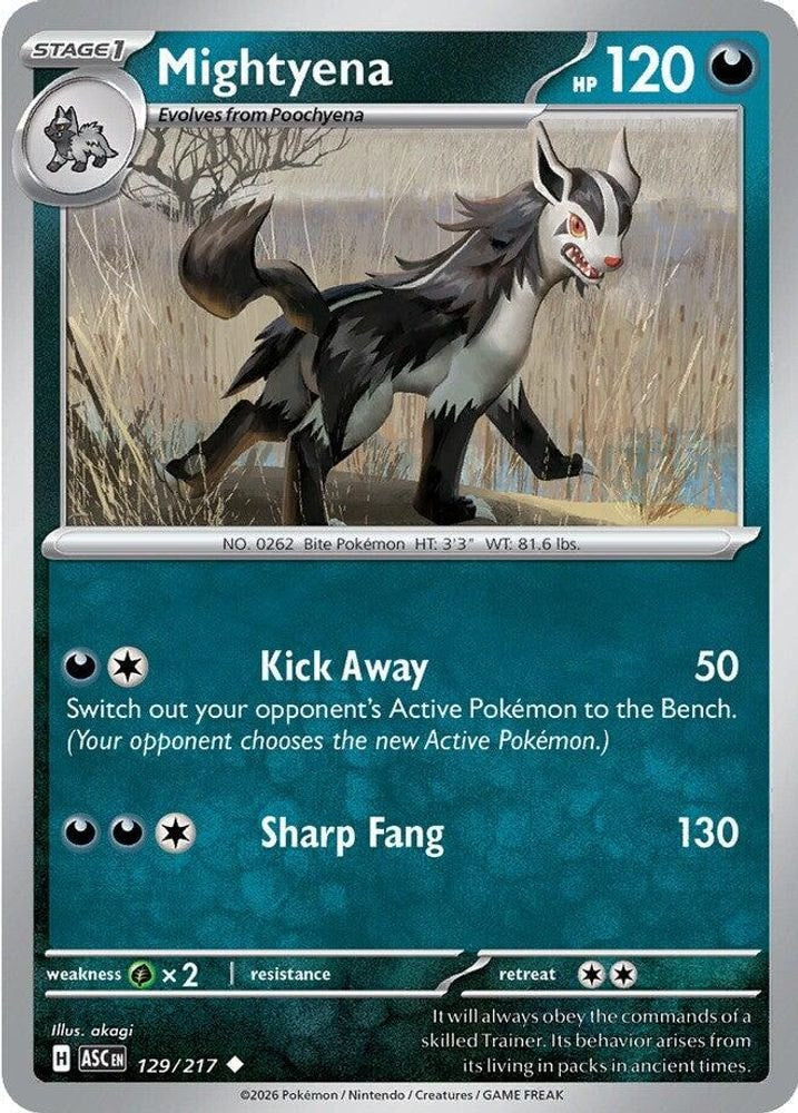 ME: Ascended Heroes (ASC) - Mightyena - 129/217 (#129/217, Uncommon) ()