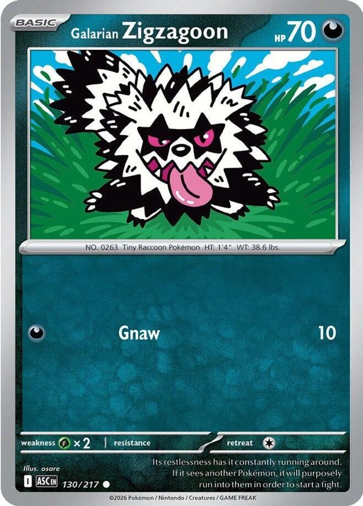 ME: Ascended Heroes (ASC) - Galarian Zigzagoon (#130/217, Common) ()