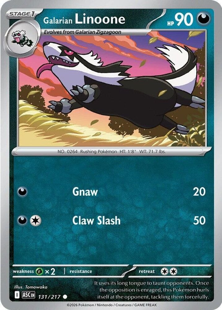 ME: Ascended Heroes (ASC) - Galarian Linoone (#131/217, Common) ()